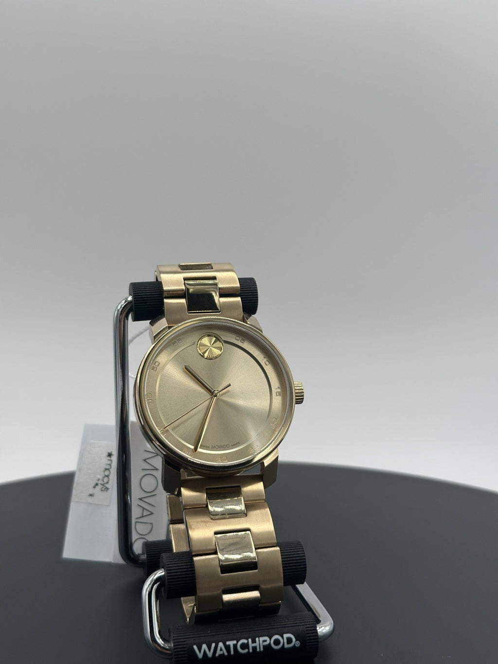 Movado 3600912 Men's New Bold Access Gold-Tone Dial Quartz Watch