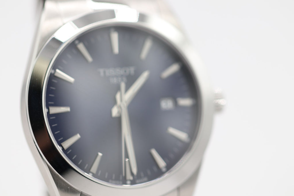 TISSOT Gentleman T127.410.11.041.00 Quartz Blue Dial Men's Watch 40mm