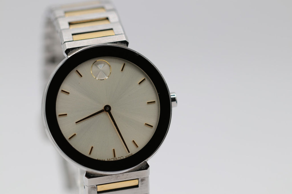 Movado BOLD Horizon 3601091 Taupe Dial Stainless Steel 34MM Ladies Watch