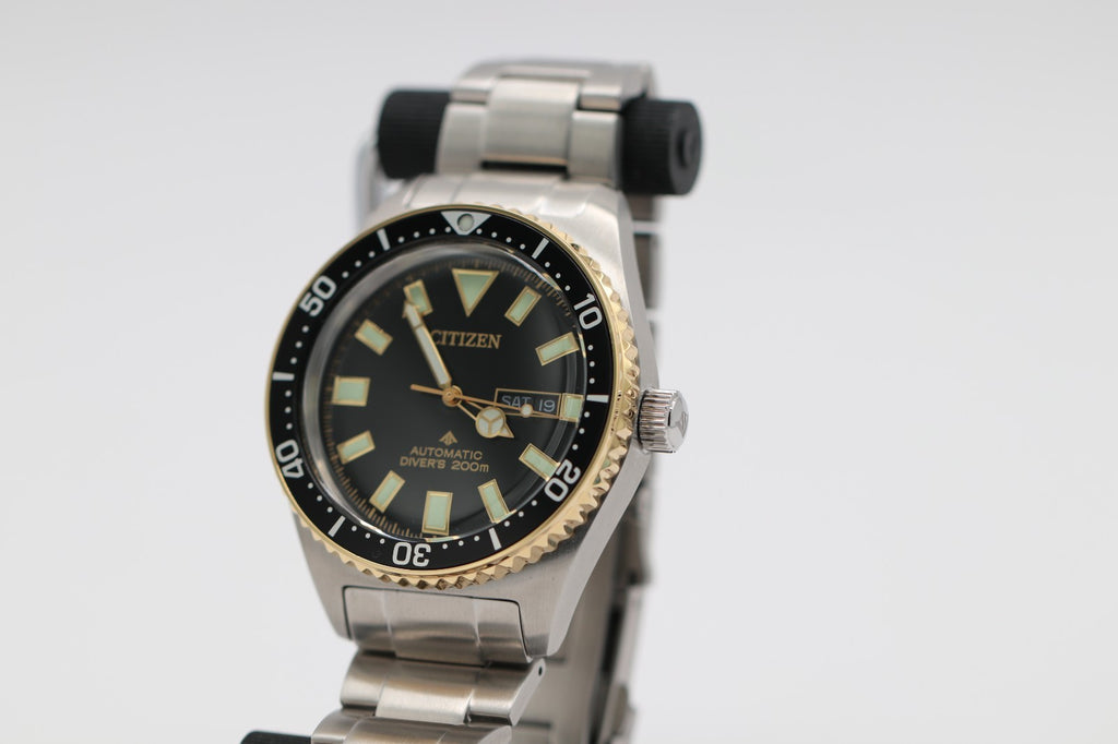 CITIZEN PROMASTER NY0125-83E MARINE Mechanical Automatic Diver 200m Watch / USED