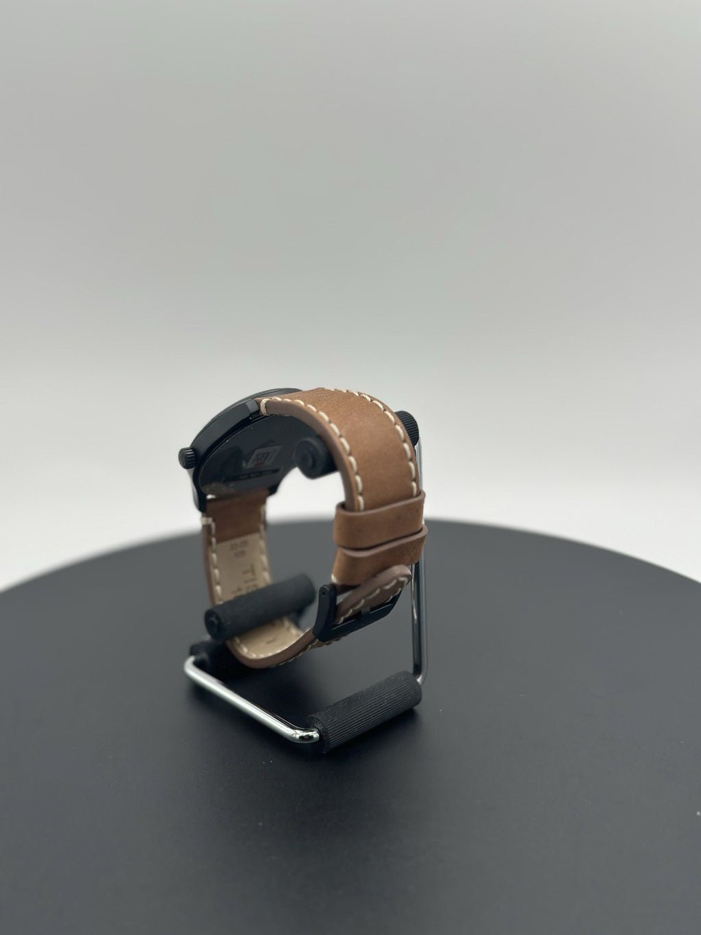 Tissot Mens Gent XL 316L 42mm Black Stainless Steel Case Brown Leather Strap