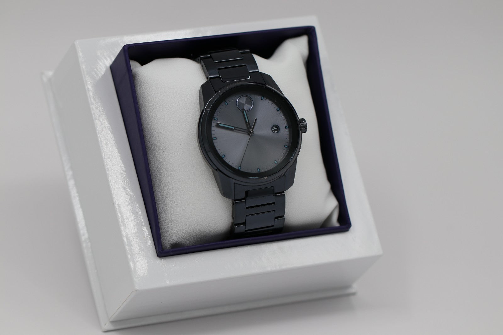 Movado Bold Verso Men's Blue ION PVD Stainless Quartz Watch 3600862