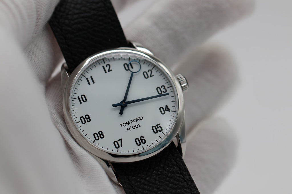 Tom Ford N.002 Tf0120267294 White Ss Quartz Men'S Watch