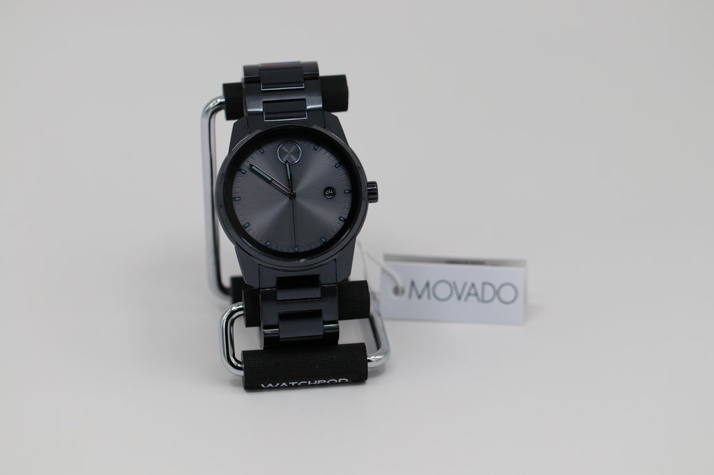 Movado Bold Verso Men's Blue ION PVD Stainless Quartz Watch 3600862
