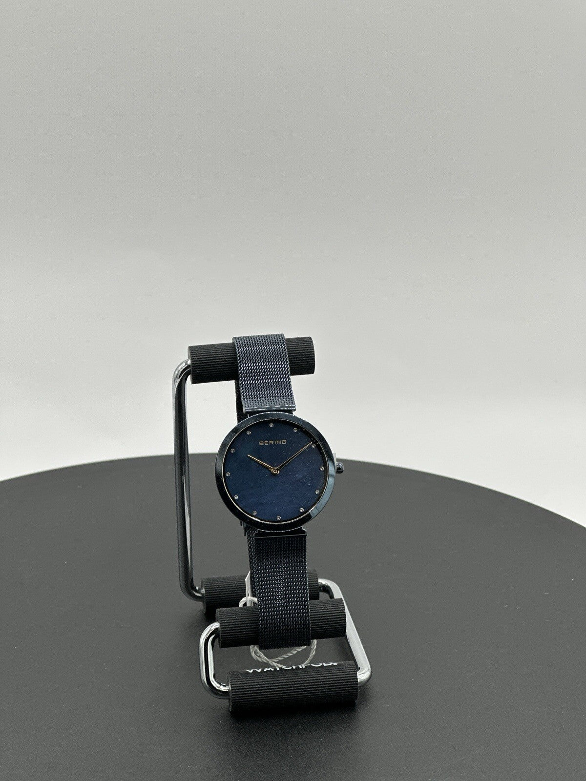 Bering Classic Women's 32mm Crystal Accent Blue MOP Dial Watch NEW 18132-399