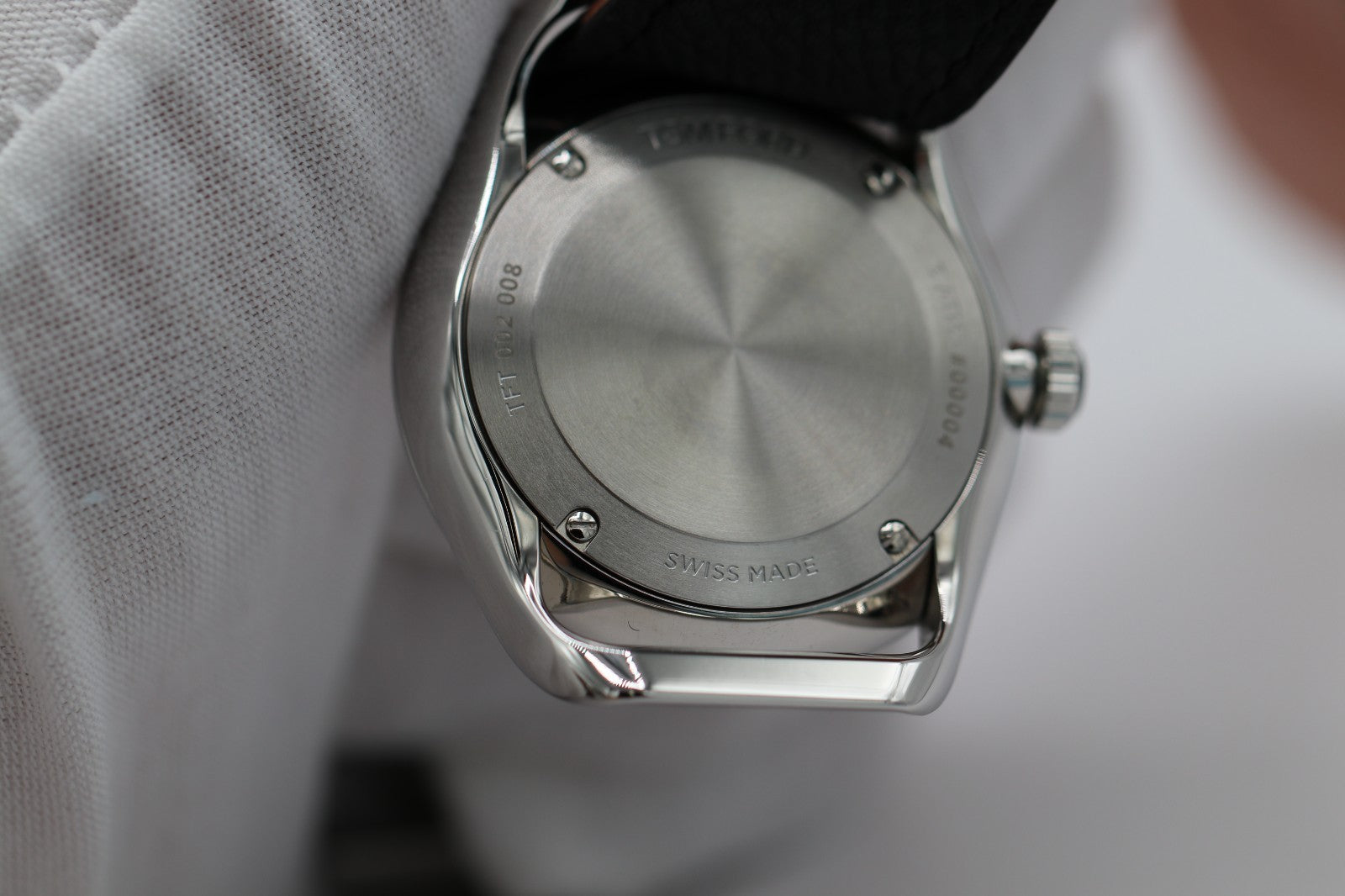 Tom Ford N.002 Tf0120267294 White Ss Quartz Men'S Watch