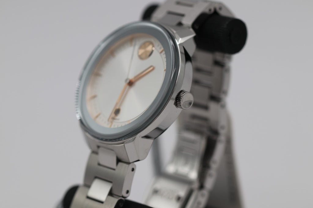 Movado Bold Women’s Verso Stainless Steel Bracelet Watch 3600747