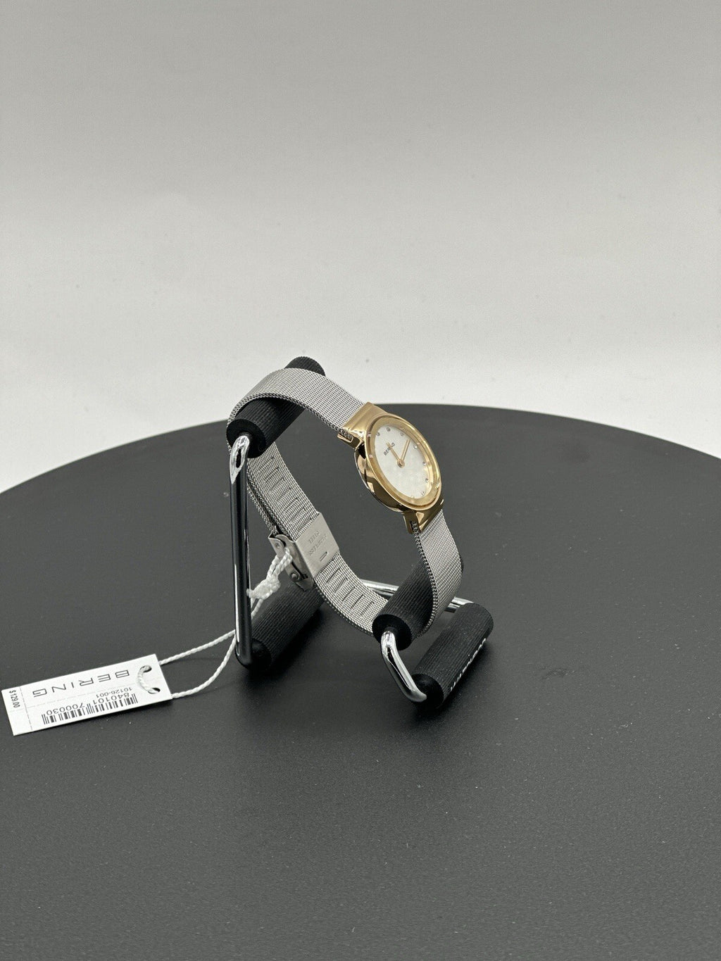 Bering Time Classic Ladies Gold-Plated Mesh Watch 10126-001 (Women's)