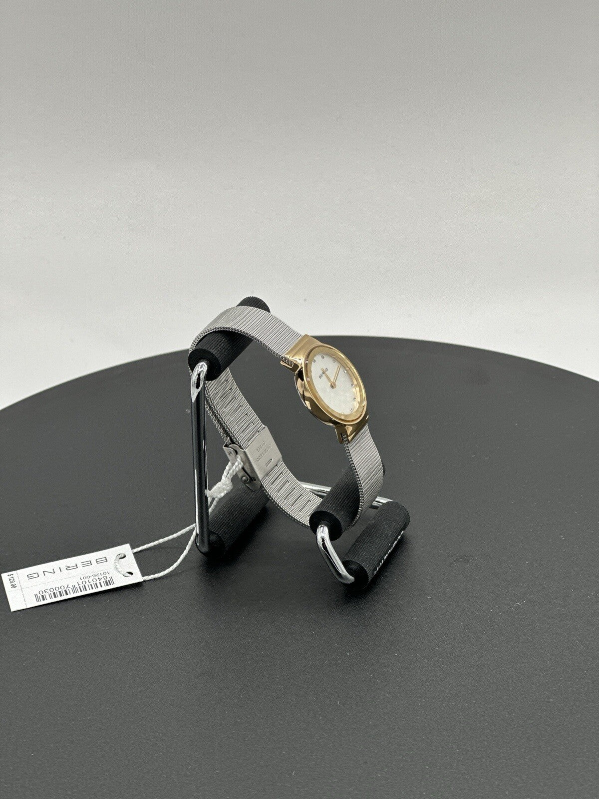 Bering Time Classic Ladies Gold-Plated Mesh Watch 10126-001 (Women's)