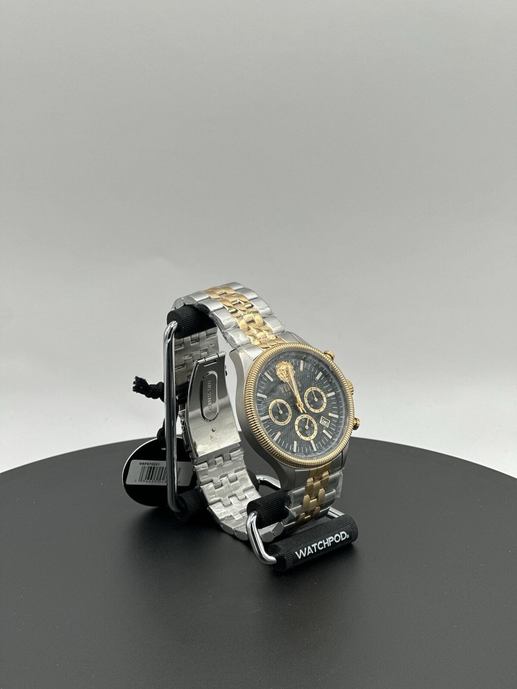 Versus Versace Mens Colonne Chrono  GOLD 44mm Bracelet Fashion Watch VSP970421