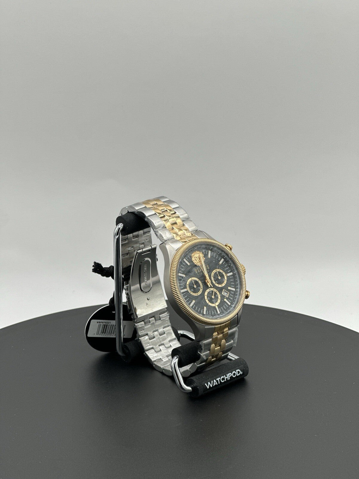 Versus Versace Mens Colonne Chrono  GOLD 44mm Bracelet Fashion Watch VSP970421