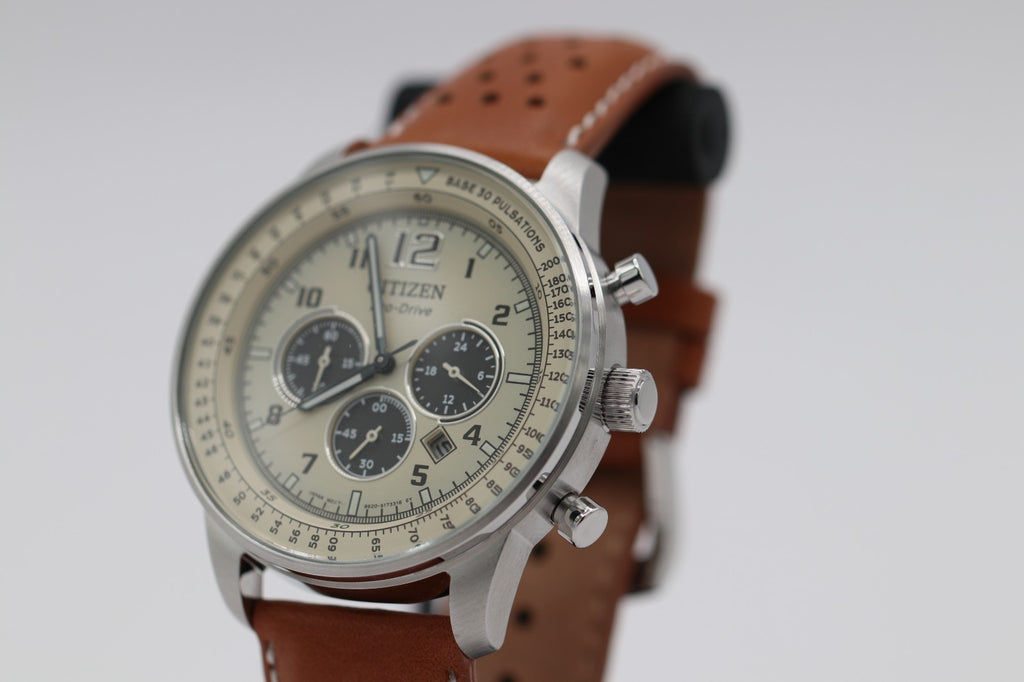 Citizen Men's Chronograph Eco-Drive Stainless Steel Watch CA4500-08X