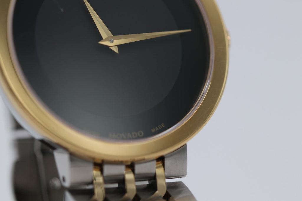 Movado Esperanza Black Museum Men's Watch  39mm 607058
