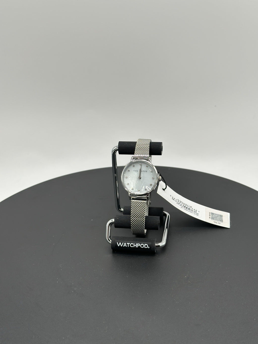 Staciie 28mm Mother of Pearl Dial with Silver-Tone Mesh Strap