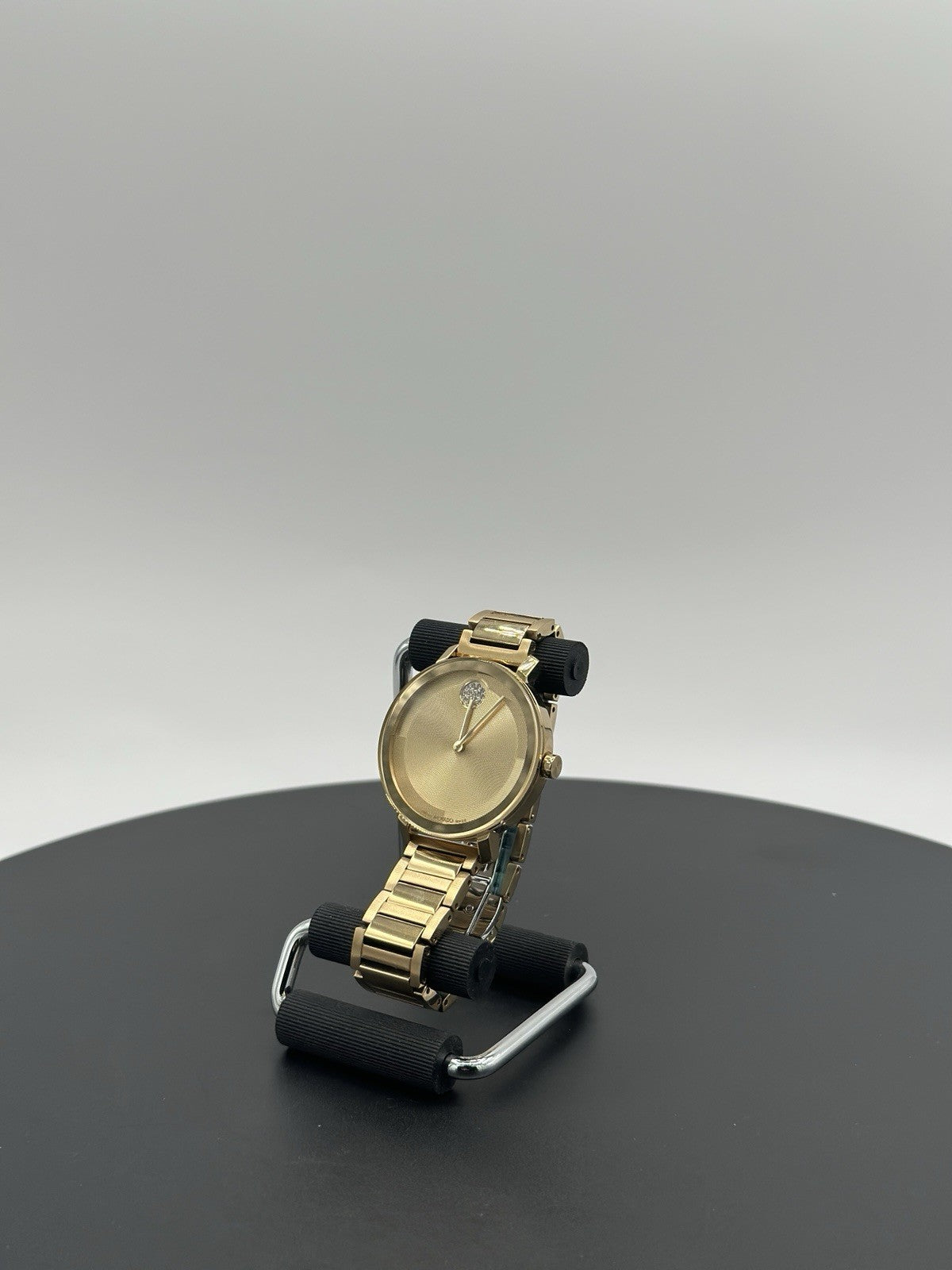 Movado Women's Watch 3601106 Bold Swiss Quartz Gold Dial Stainless Steel 34mm