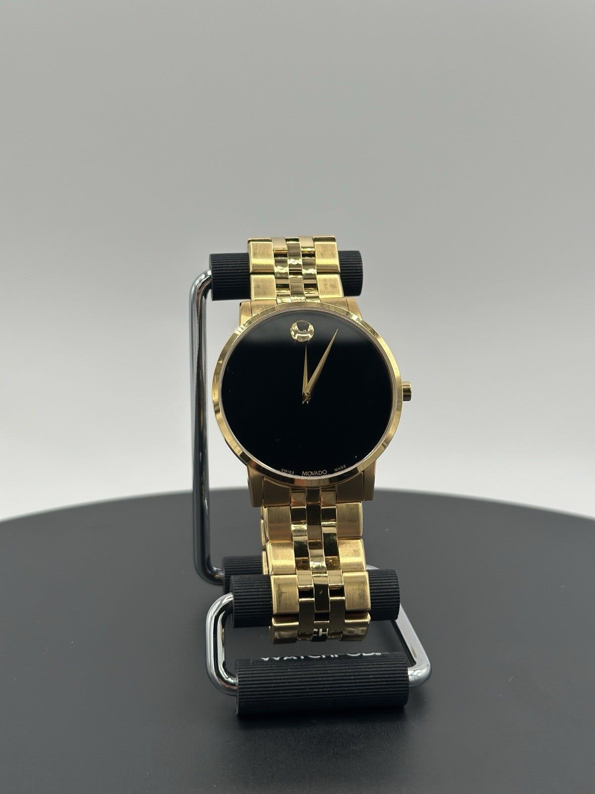 Movado Museum Men's Watch 0607203 Classic Series Swiss Made Quartz 40mm Steel