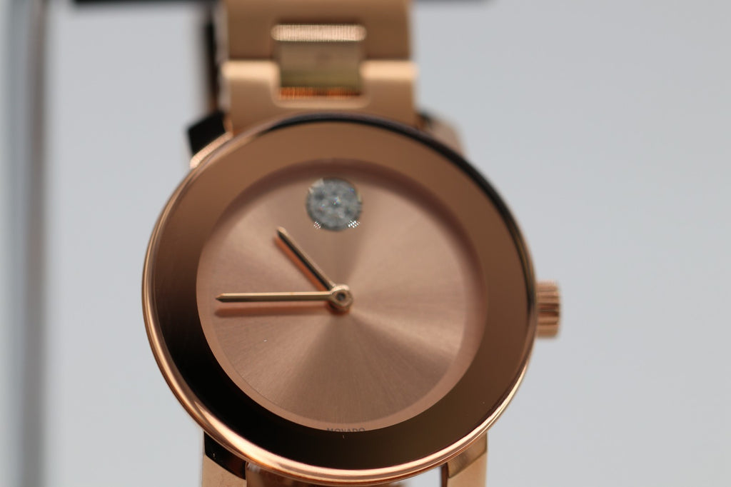 Movado Women's Watch 3600086 Bold Rose Gold Swiss Quartz Stainless Steel 36mm