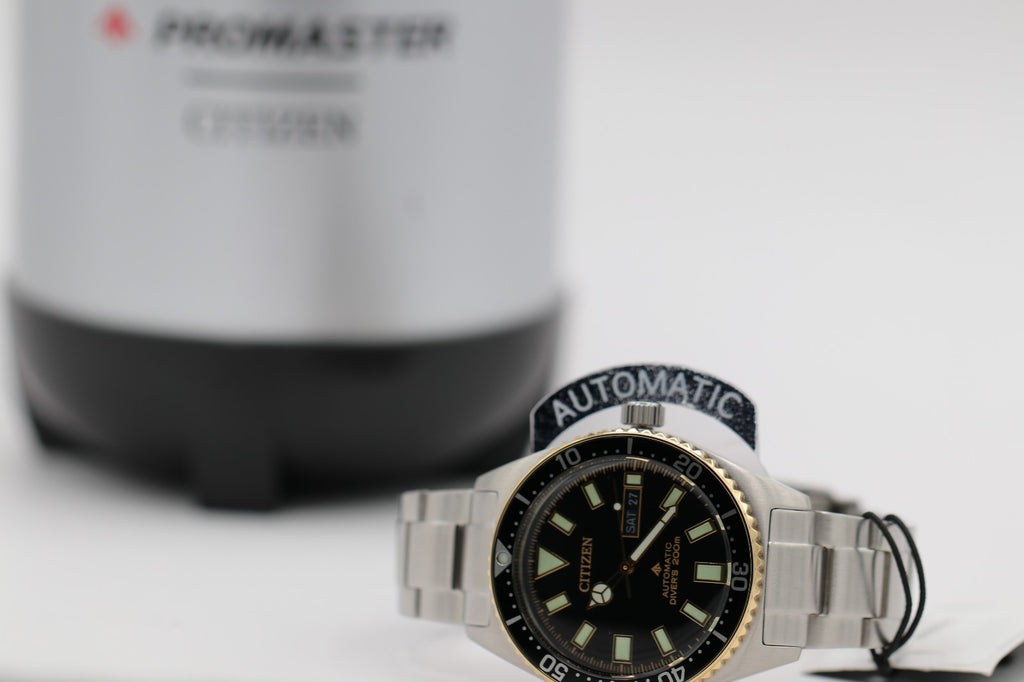 Citizen – Promaster Diver Automatic Men's Watch Black Dial NY0125-83E