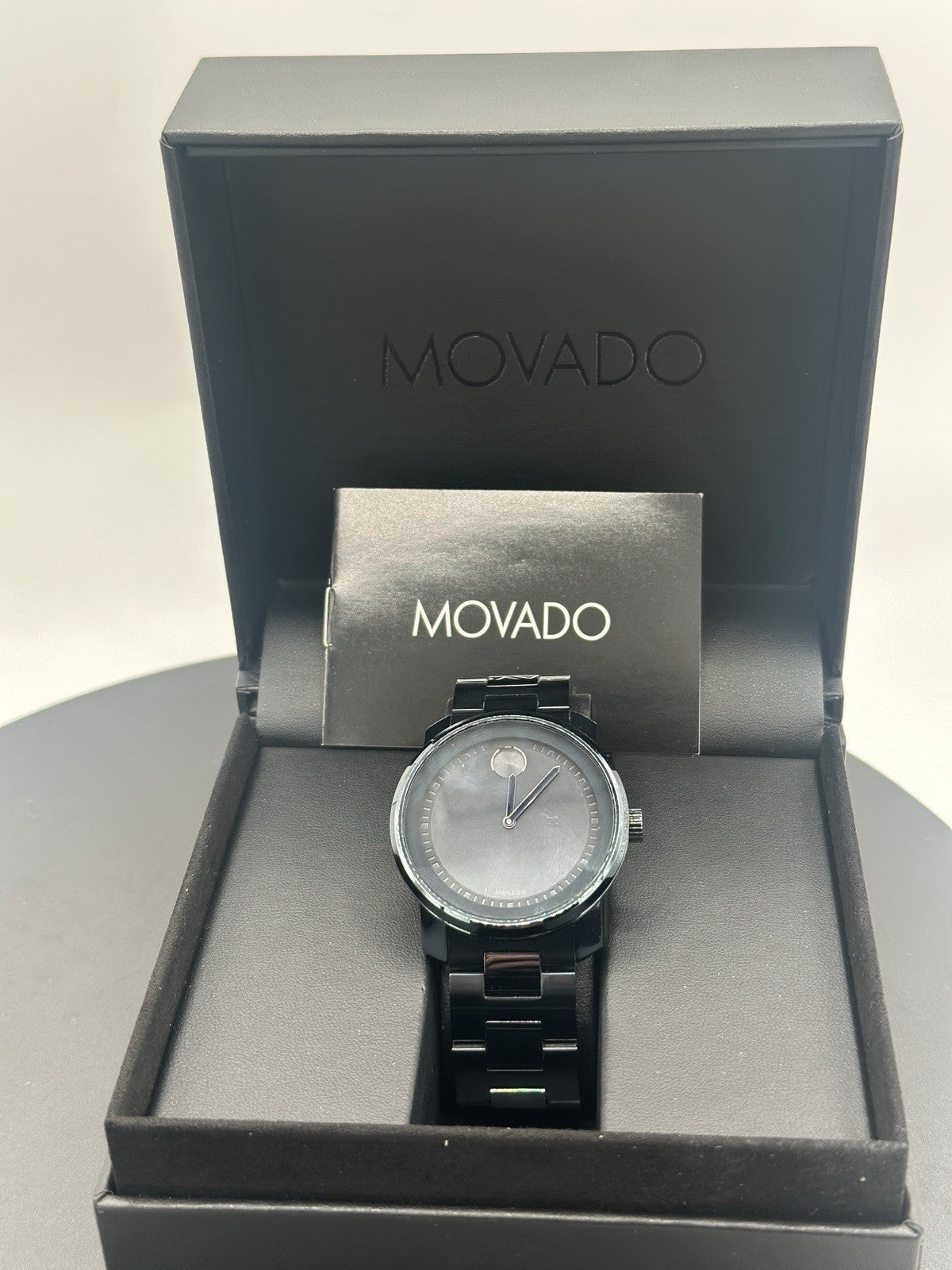 Movado BOLD MB.01.1.34.6159 Black Stainless Steel Men's Watch