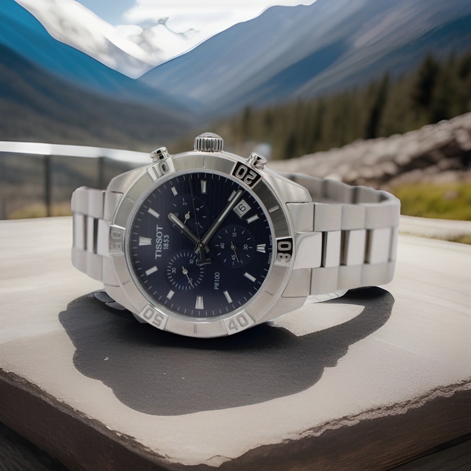 Tissot PR 100 Chrono Steel Watch T101.617.11.041.00