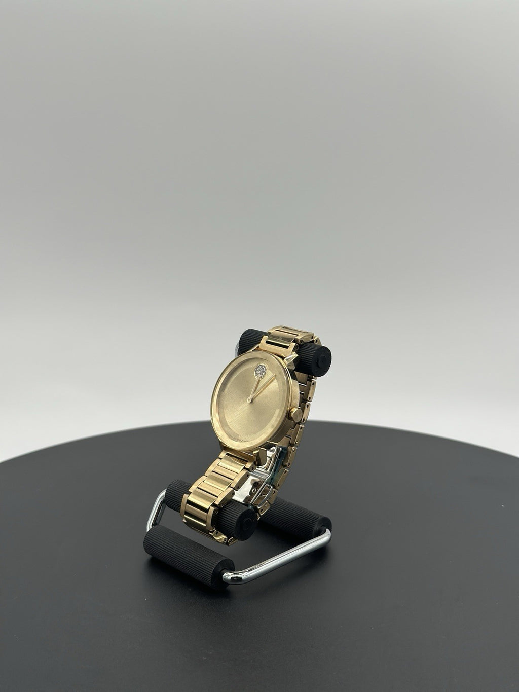 Movado Women's Watch 3601106 Bold Swiss Quartz Gold Dial Stainless Steel 34mm