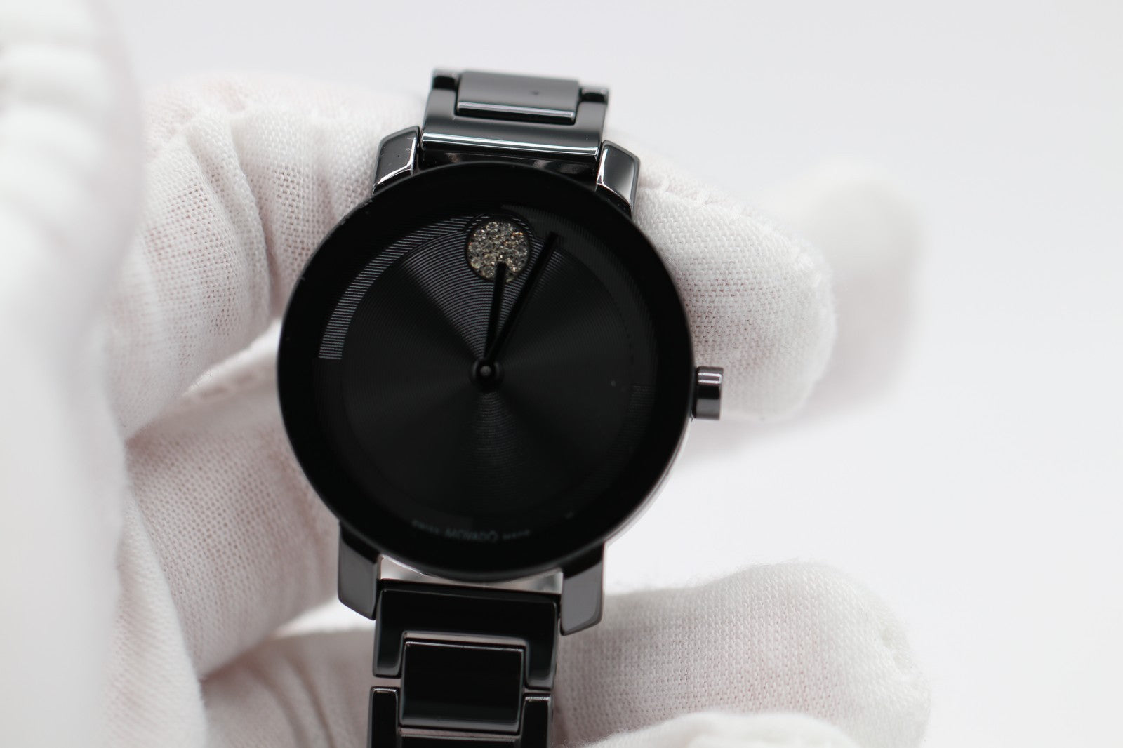 Movado Bold Evolution 2.0 Women's Black Ceramic Quartz Watch 3601235