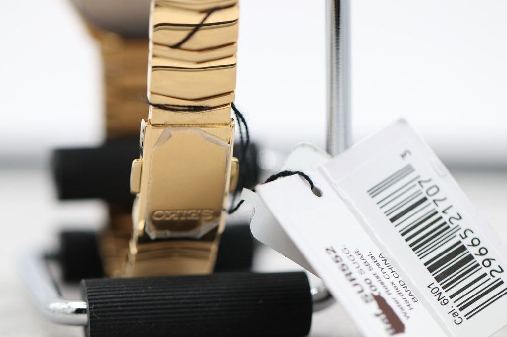Seiko SUR552 Essentials 30 mm Stainless Steel Gold Finish Quartz Women's Watch