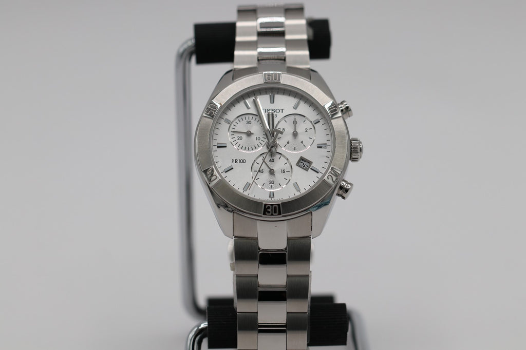 Tissot PR 100 Sport Chronograph Stainless Steel 38mm Watch T101.917.11.031.00