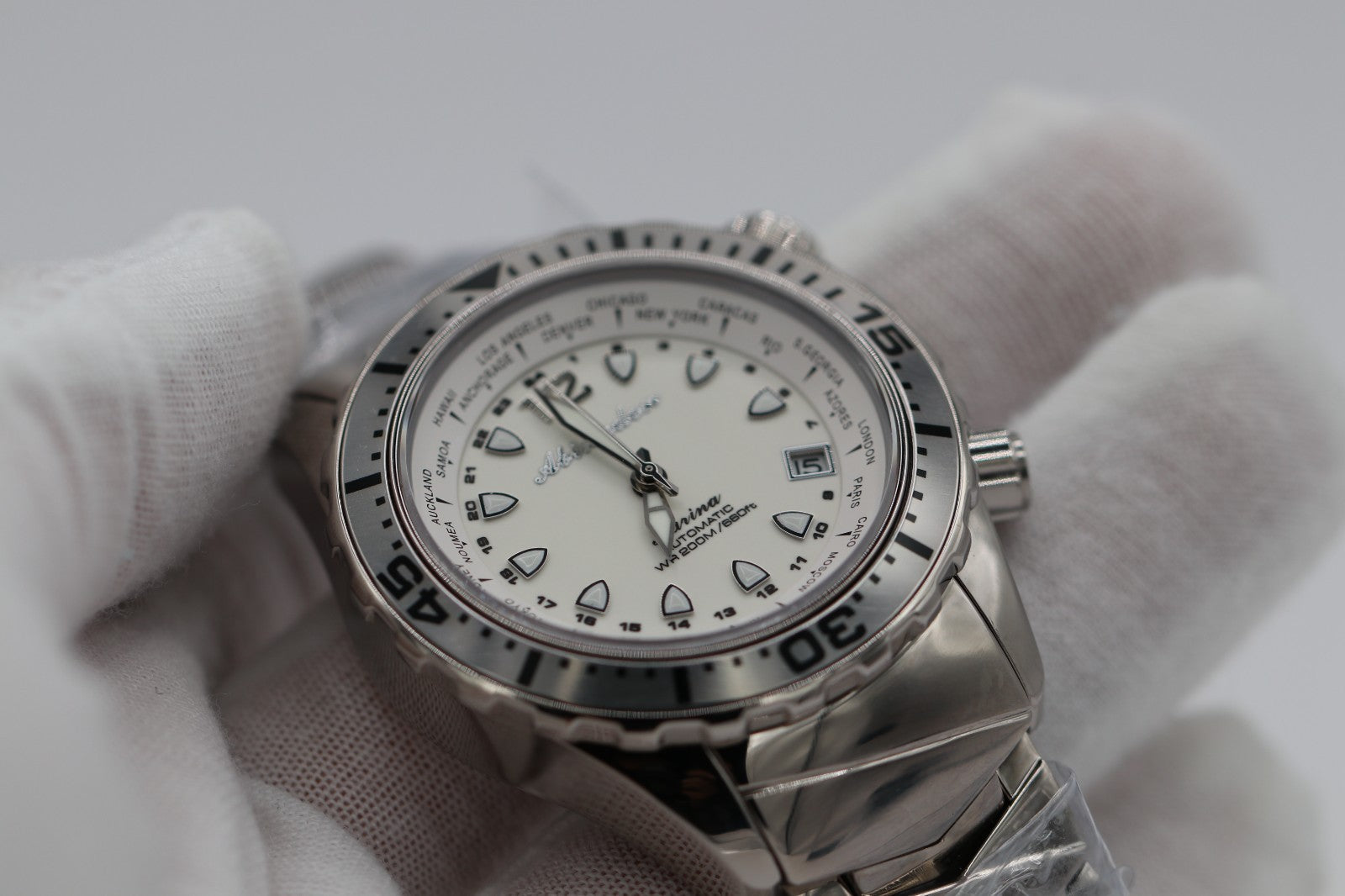 Abingdon Co. Women's Marina Diver's Multifunctional Titanium Bracelet  40mm