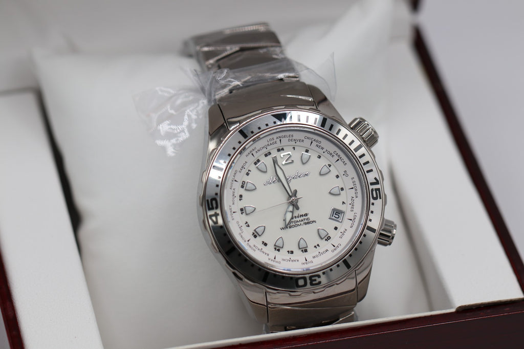 Abingdon Co. Women's Marina Diver's Multifunctional Titanium Bracelet  40mm