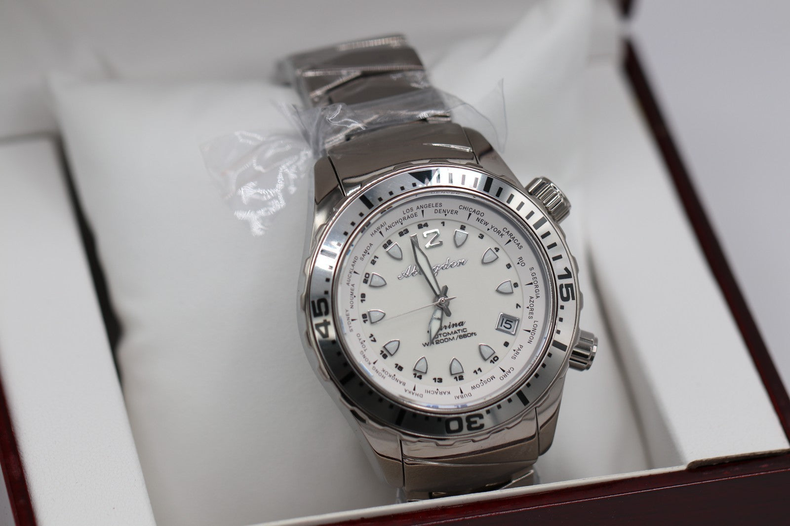 Abingdon Co. Women's Marina Diver's Multifunctional Titanium Bracelet  40mm