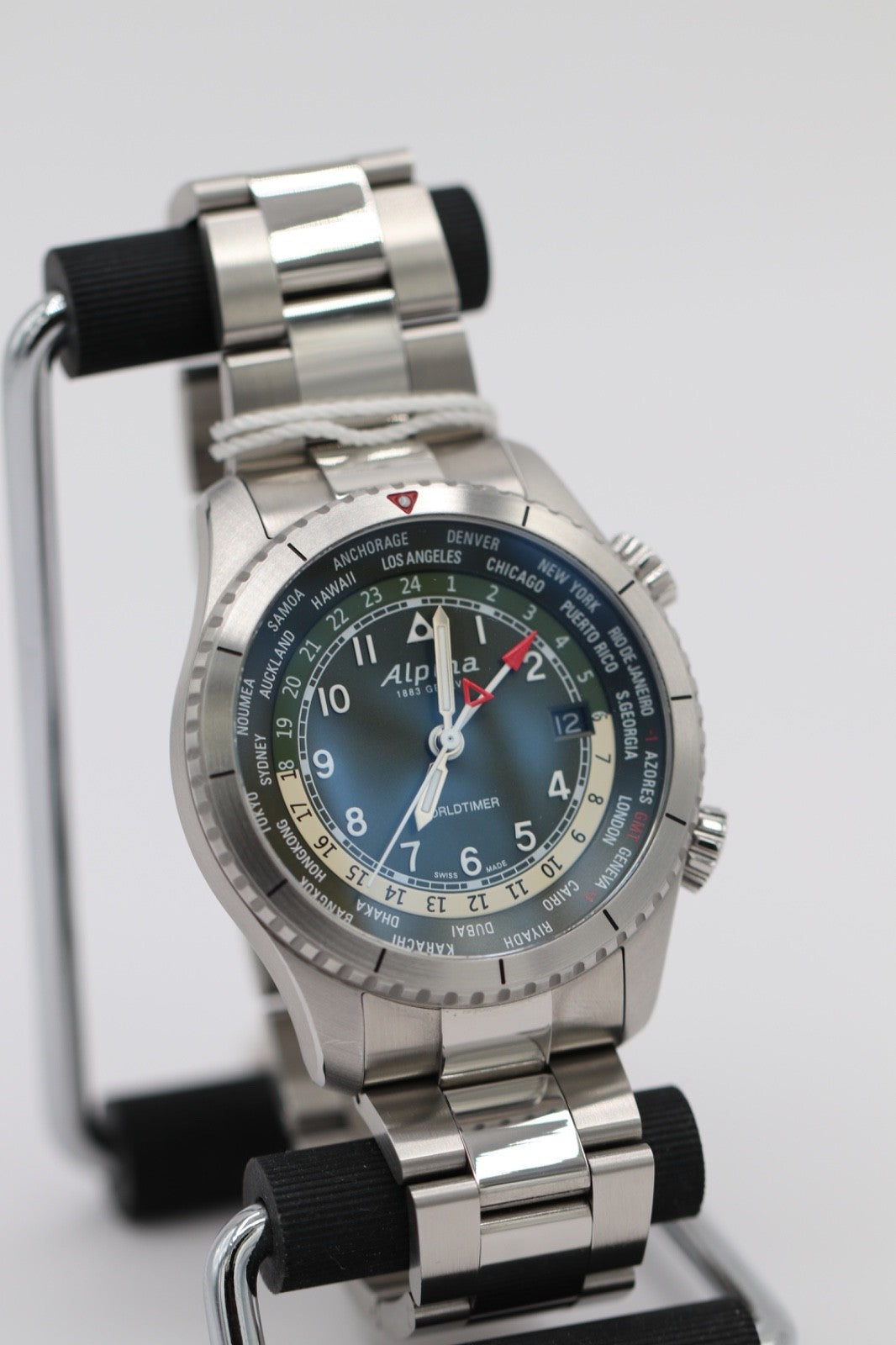 Alpina Startimer Worldtimer 41 mm Men's Quartz Watch AL-255GR4S26B