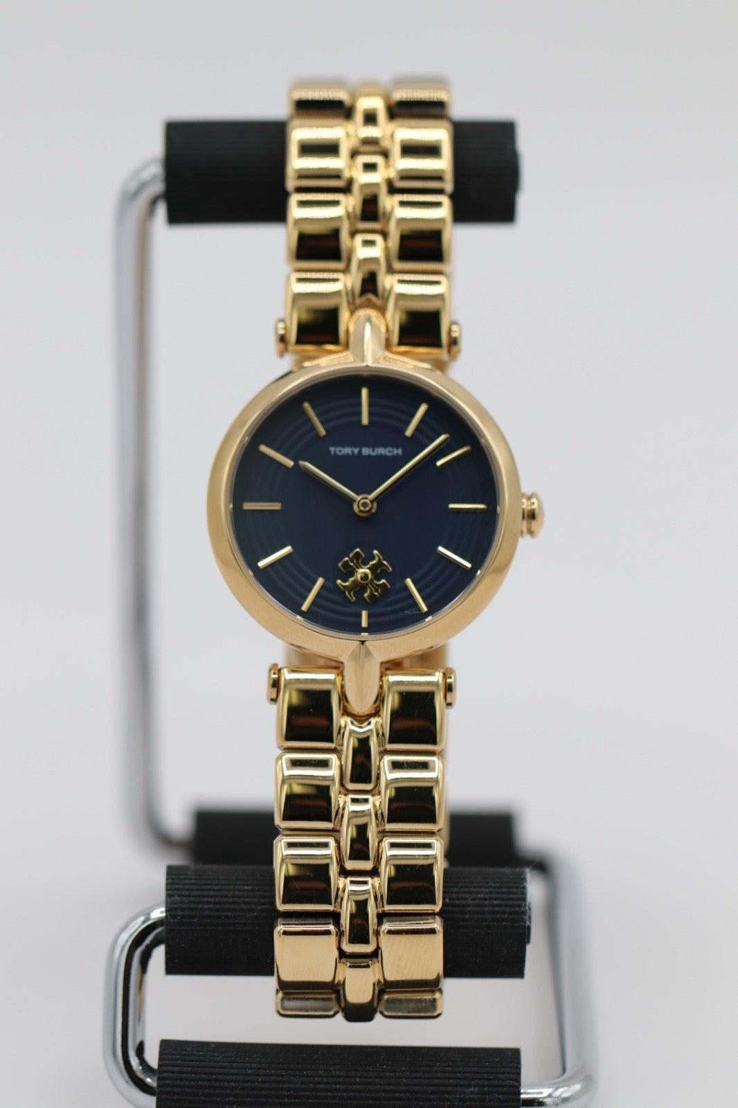 TORY BURCH KIRA BLUE TBW2043 GOLD TONE BRACELET LADIES WATCH 30MM BRAND NEW