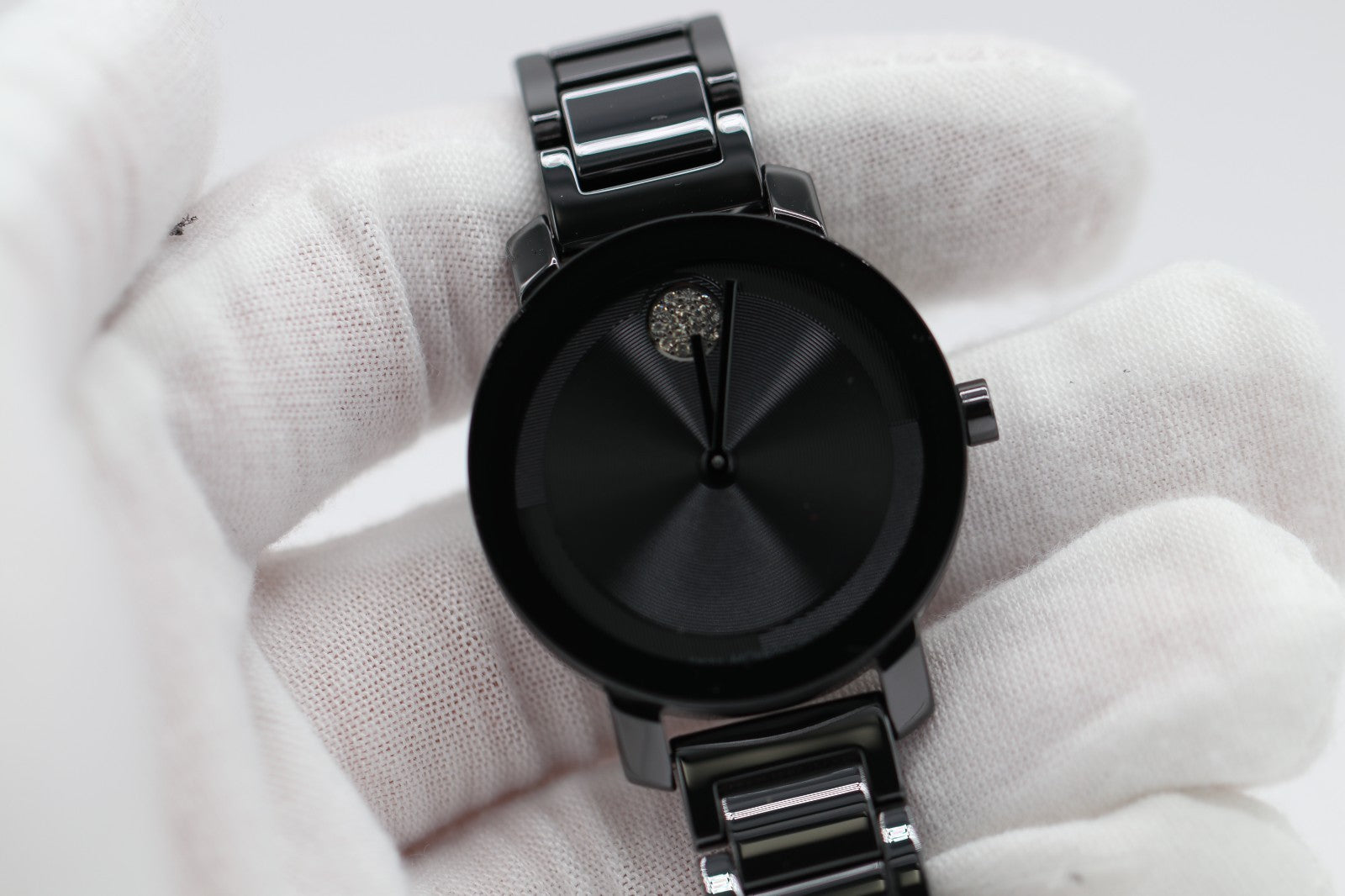 Movado Bold Evolution 2.0 Women's Black Ceramic Quartz Watch 3601235