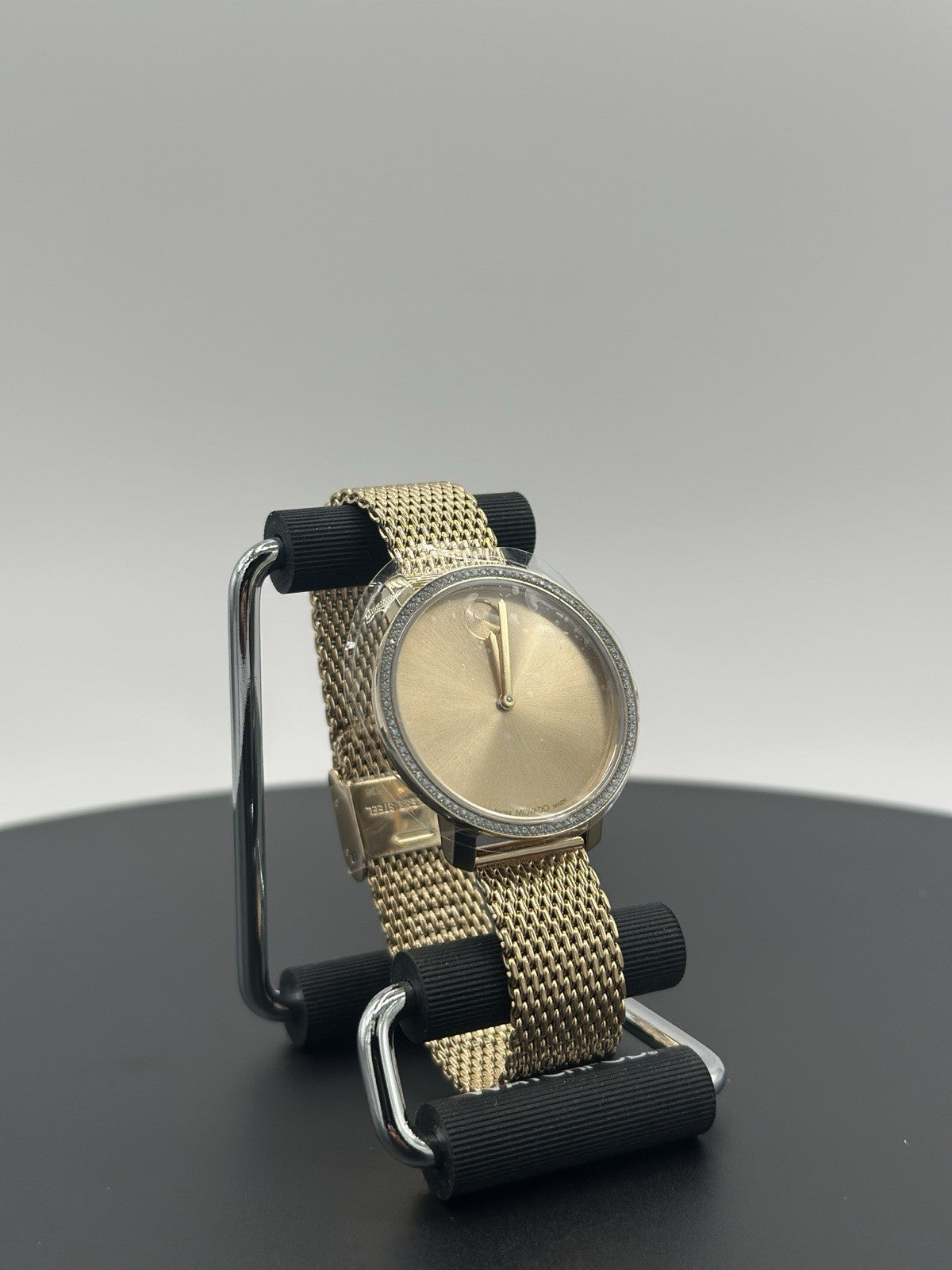 Movado Women's Watch 3600841 Bold Swiss Quartz Gold Dial Stainless Steel 34mm