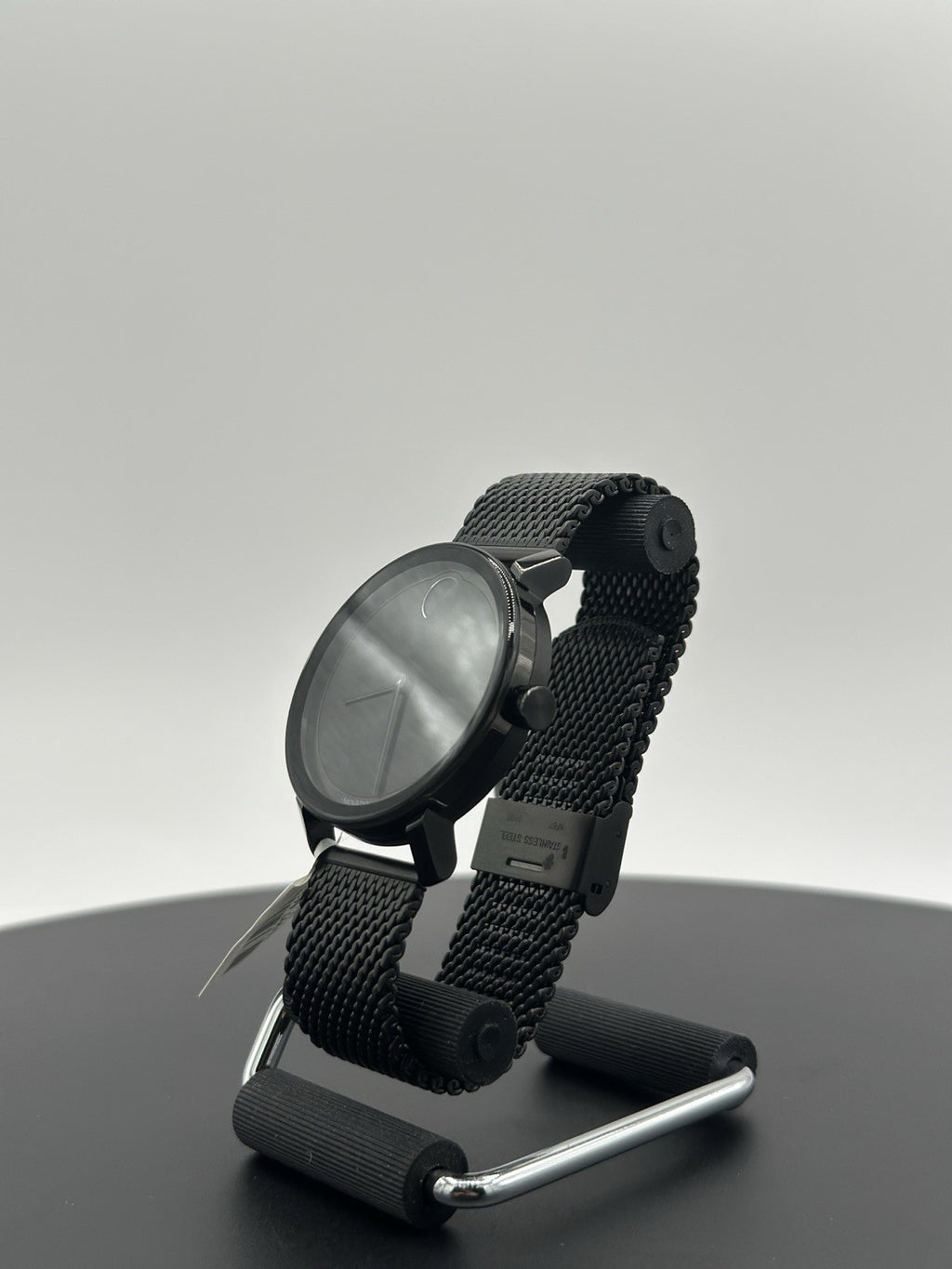 NEW Movado BOLD Evolution Black Ion Plated 40mm Watch Mesh Band 3600792