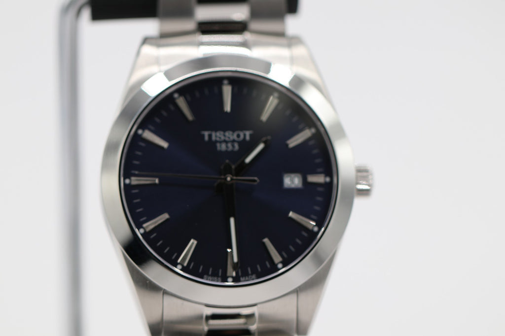TISSOT Gentleman T127.410.11.041.00 Quartz Blue Dial Men's Watch 40mm