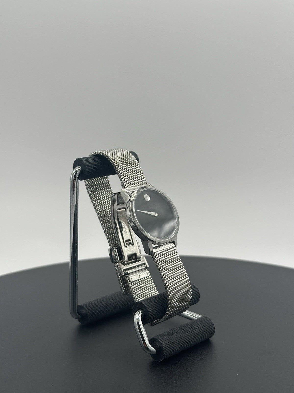 Movado Museum Women's Watch-Swiss Quartz, SS Mesh Bracelet 28mm 0607220