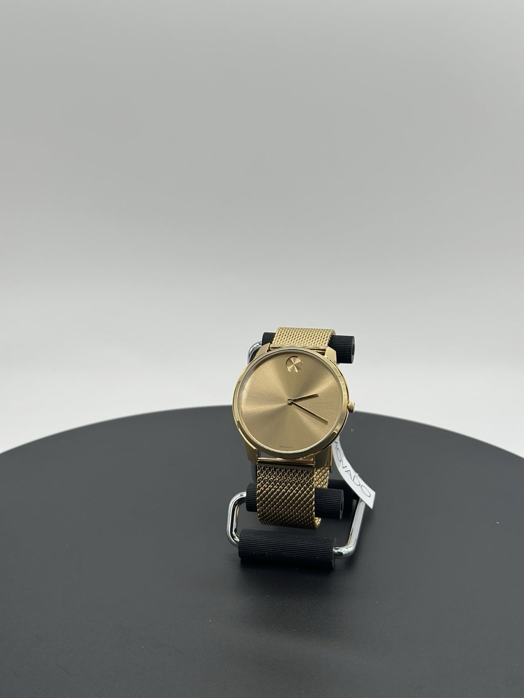 Movado Men's Watch 3600833 Bold Gold Dial Swiss Quartz Steel 42mm Mesh Band