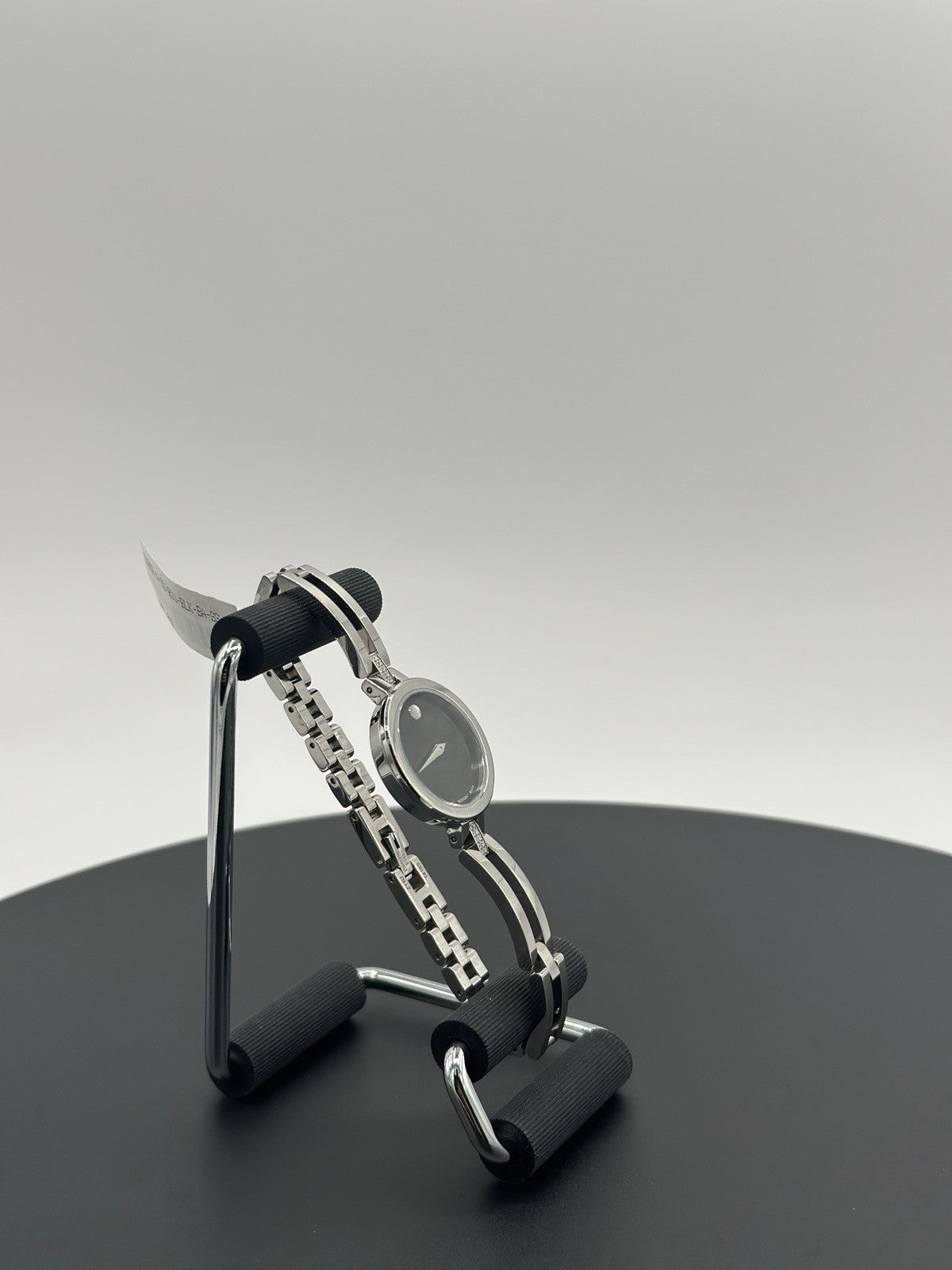 Movado 0607471 Esperanza Black Museum Dial w/Concave Dot Diamond Women's Watch