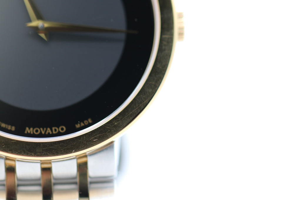Movado Esperanza Black Museum Men's Watch  39mm 607058