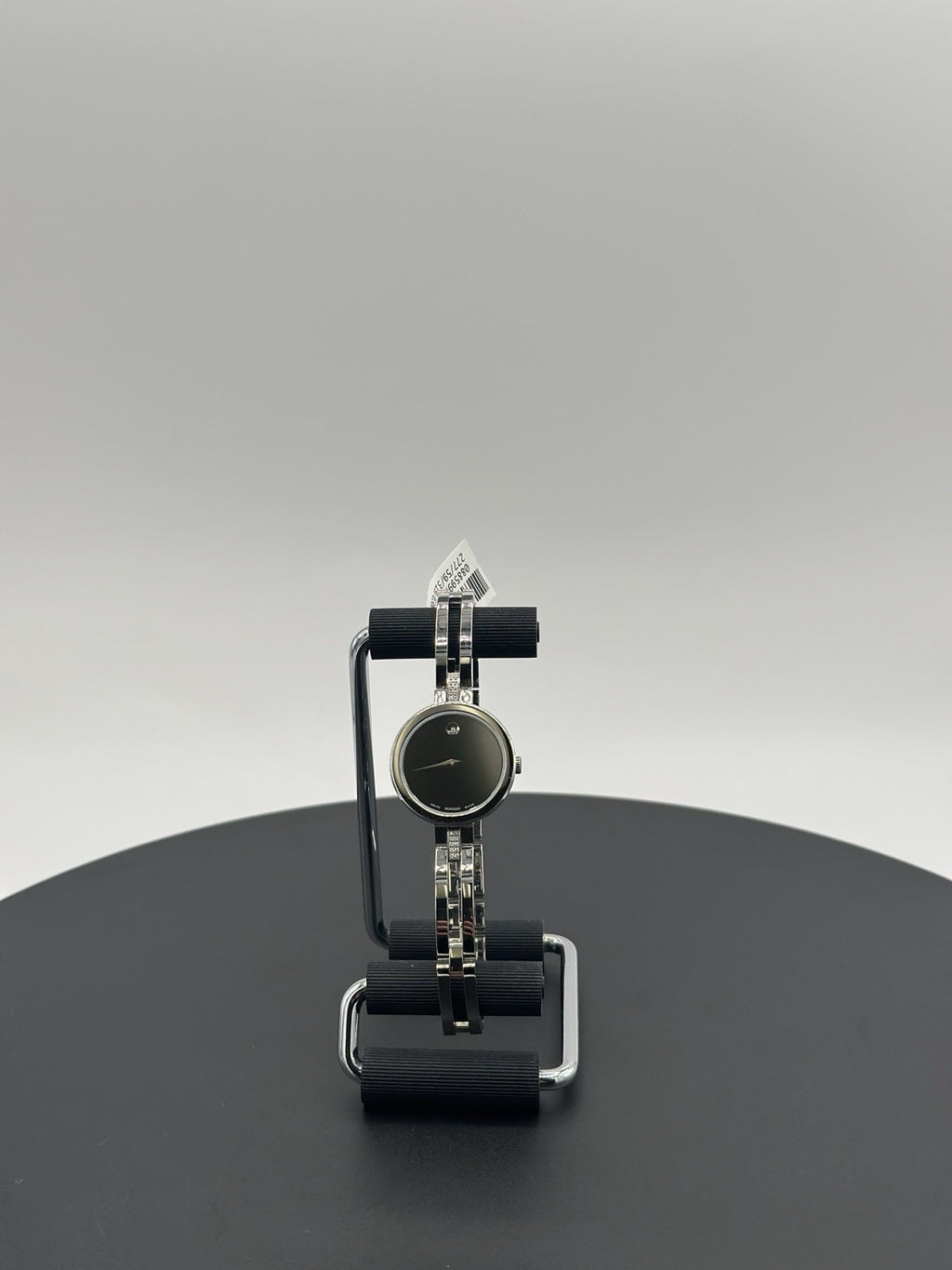 Movado 0607471 Esperanza Black Museum Dial w/Concave Dot Diamond Women's Watch