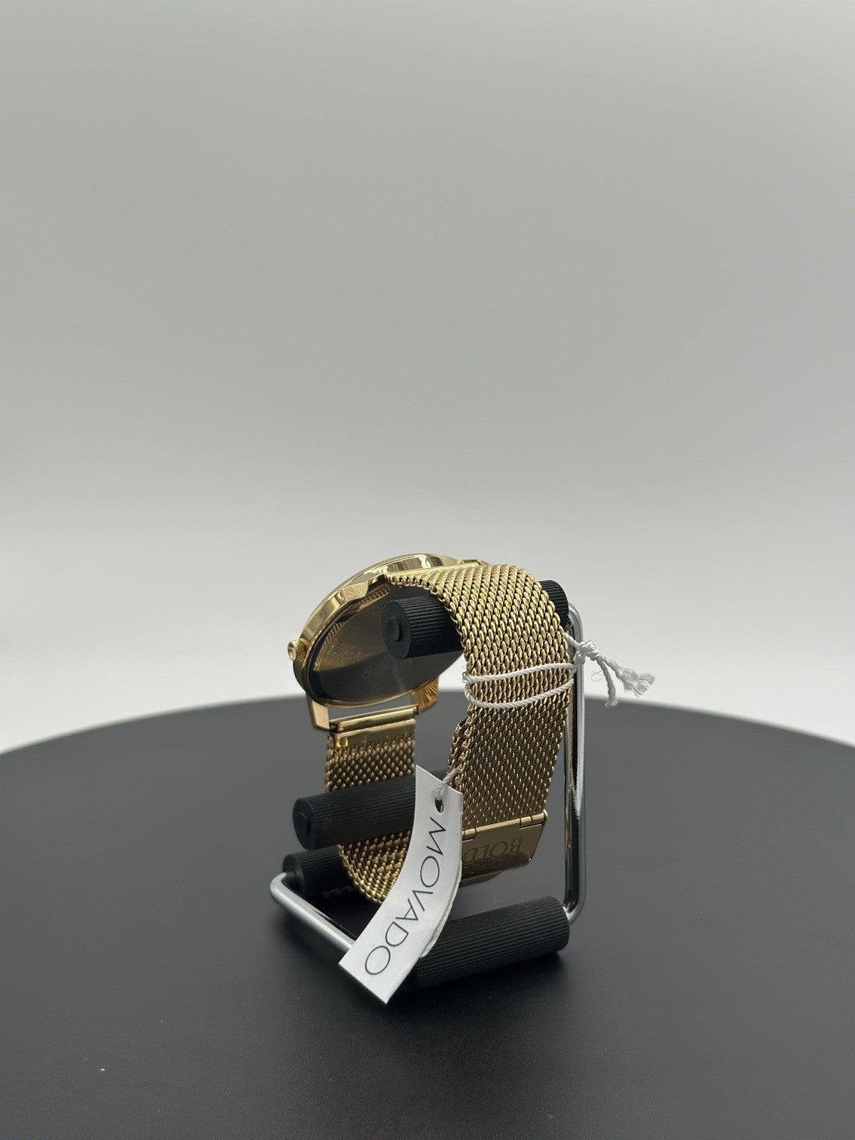 Movado Men's Watch 3600833 Bold Gold Dial Swiss Quartz Steel 42mm Mesh Band
