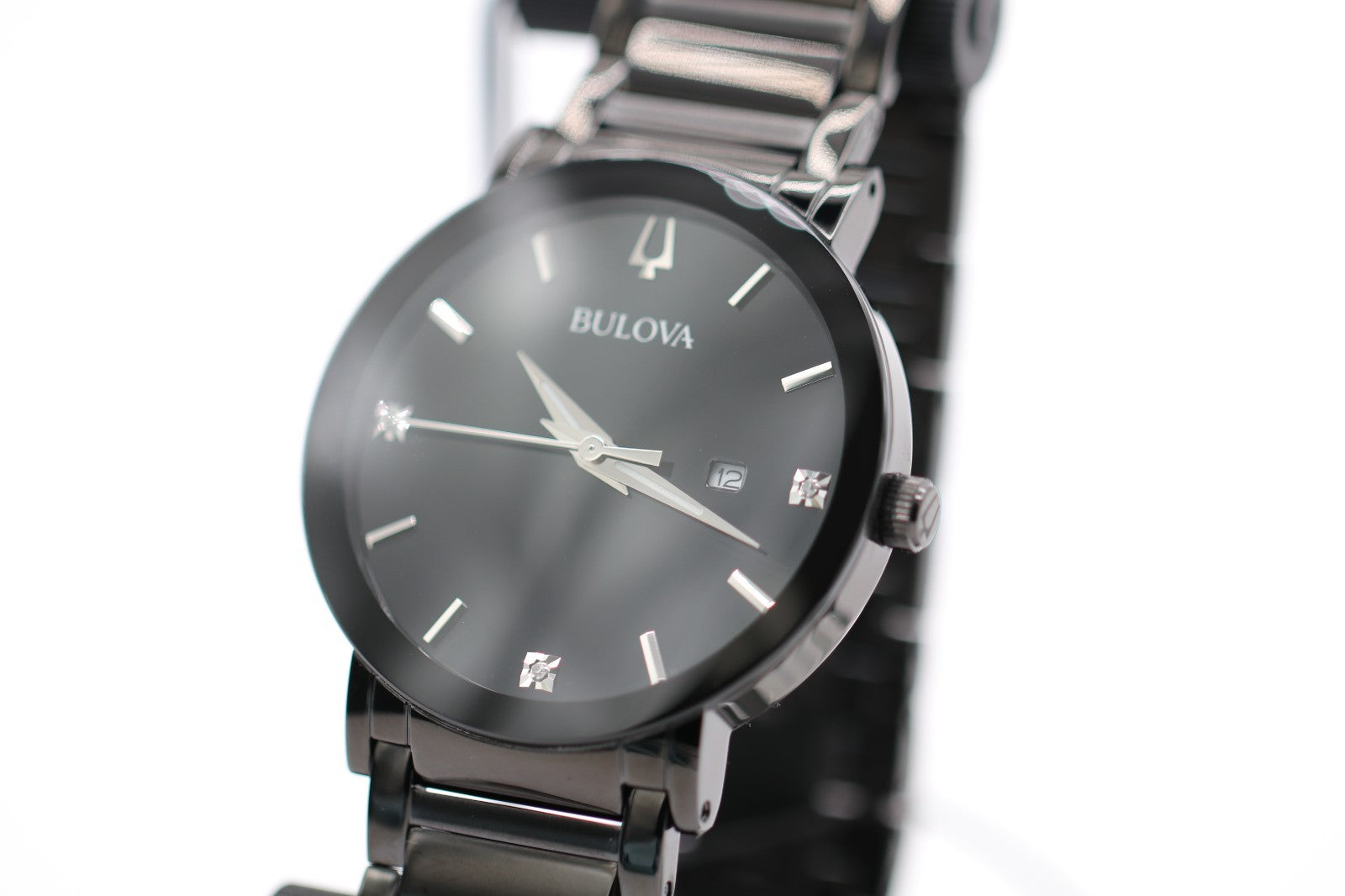 Bulova Futuro Modern 98D144 42mm Black Stainless Steel Men's Wristwatch