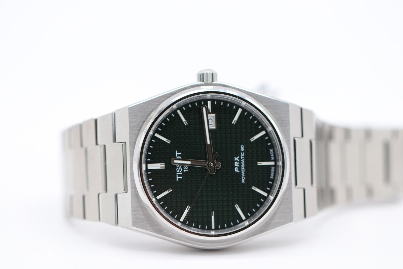 Tissot PRX T1374071109100 Powermatic 80 Automatic Watch Green Dial