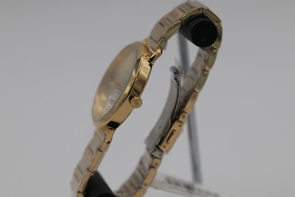 Womens Wristwatch MICHAEL KORS PORTIA MK3639 Stainless Steel Golden Swarovski