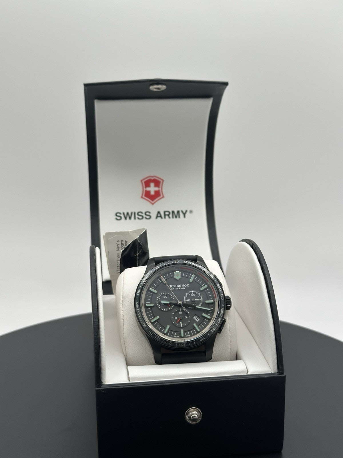 Swiss Army Alliance Sport Black Dial Men's Chronograph Quartz Watch 241818