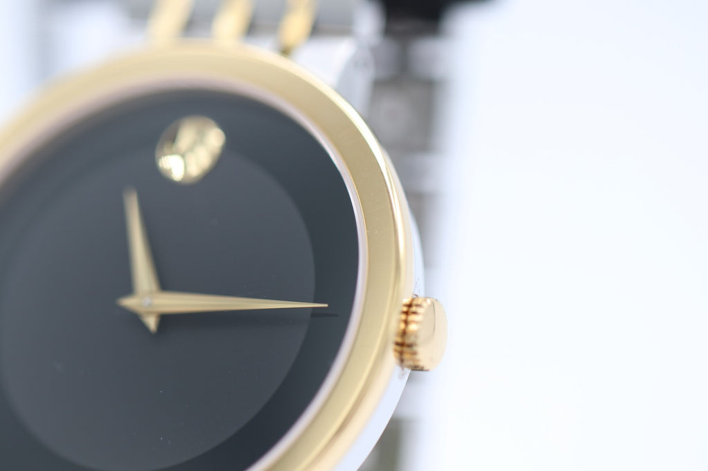 Movado Esperanza Black Museum Men's Watch  39mm 607058