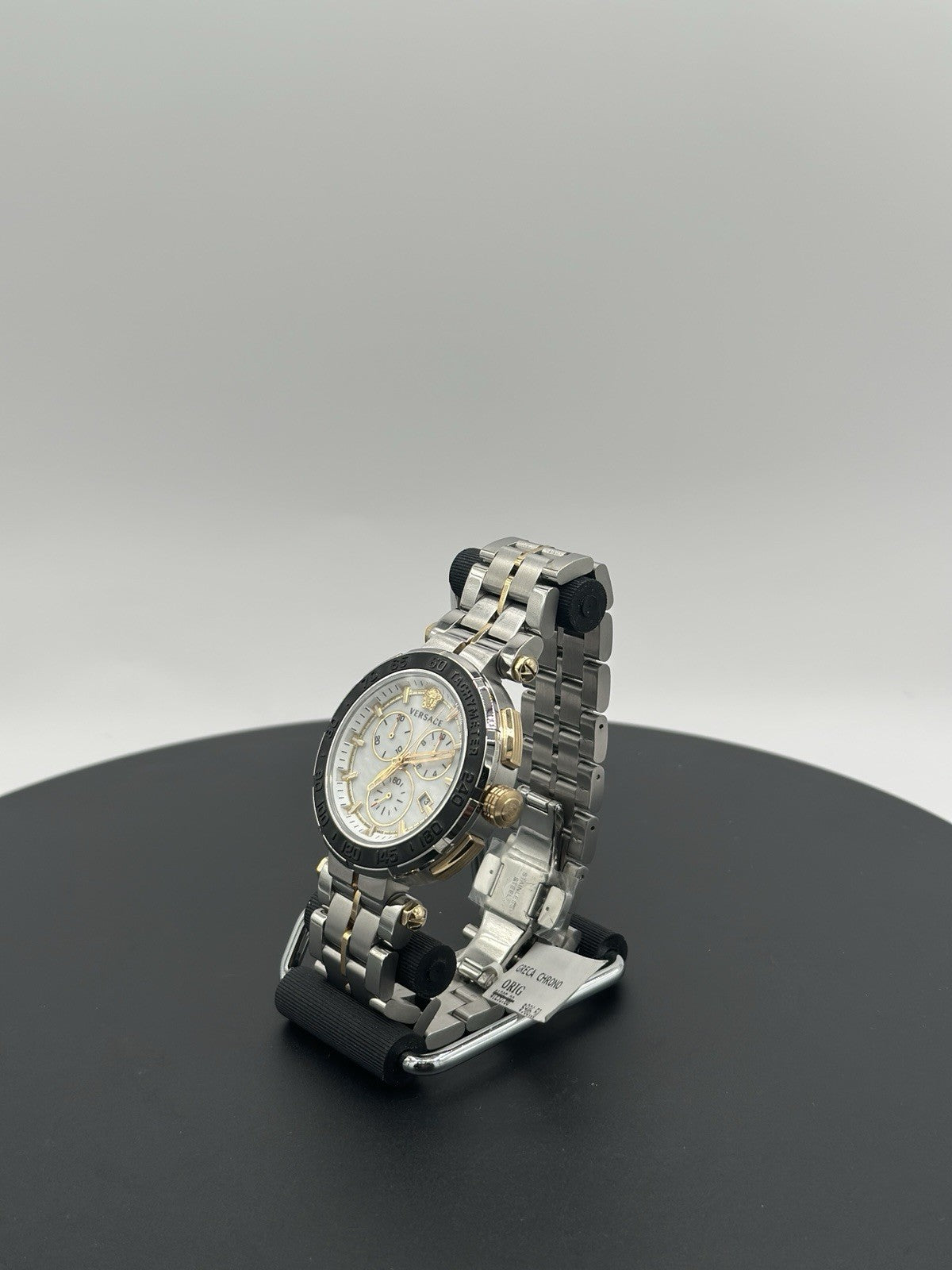Versace Wristwatch GRECA CHRONO Chronograph Silver dial Stainless steel NEW