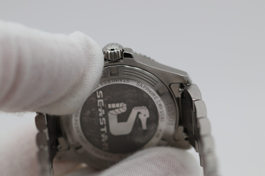 Tissot Seastar Blue Dial 36mm Womens Quartz Watch T120.210.11.041.00